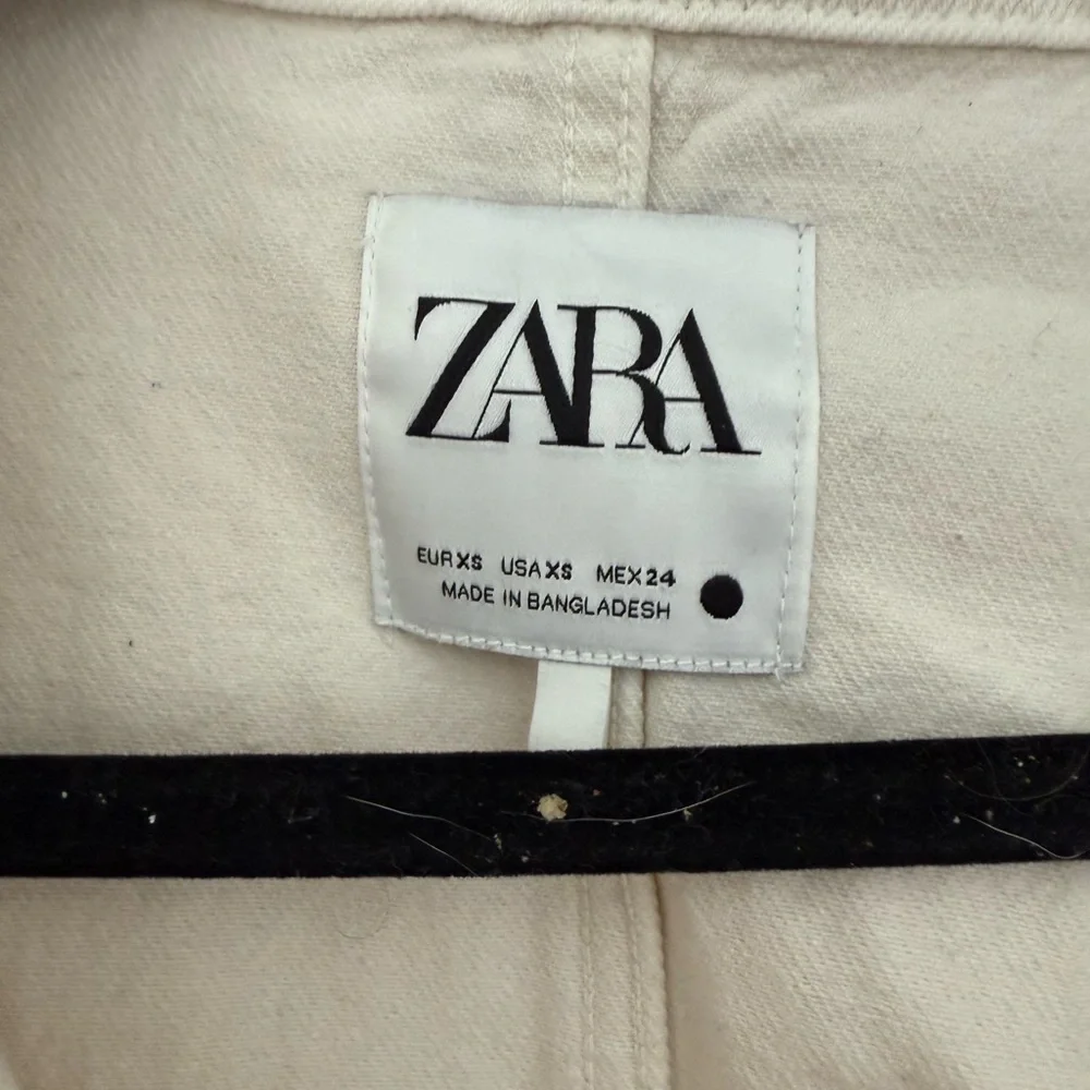 Zara Off-White Casual Jacket - Picture 2 of 3